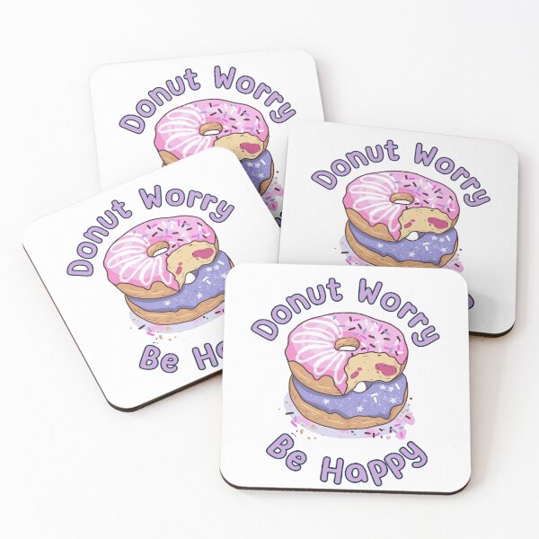 Item preview, Donut worry funny designed and sold by QuirkyCloud Designs.