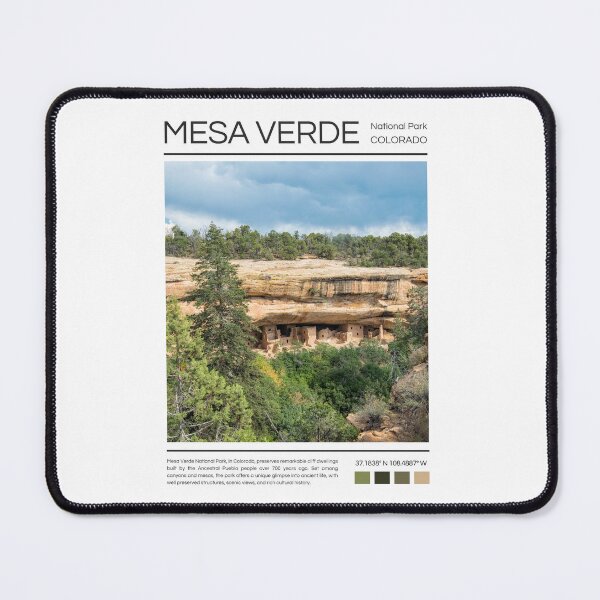 Item preview, Mesa Verde National Park - Colorado  designed and sold by StudioRedKoala.