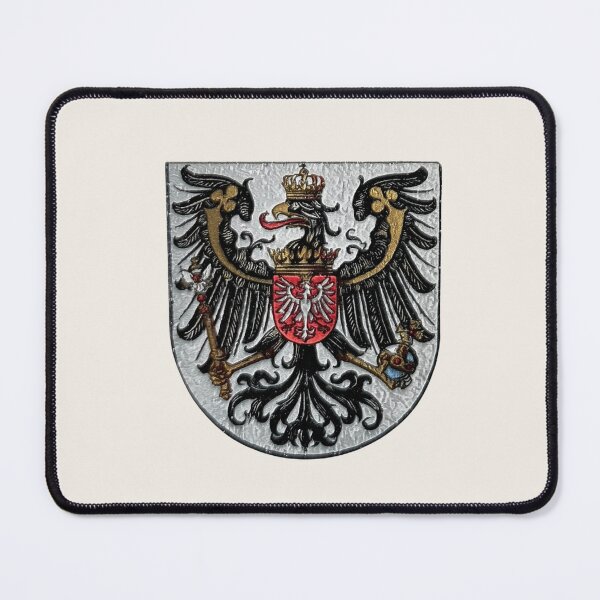 Item preview, Coat of Arms Province of Posen — Prussian Eagle and Polish Eagle designed and sold by BestVarieties.