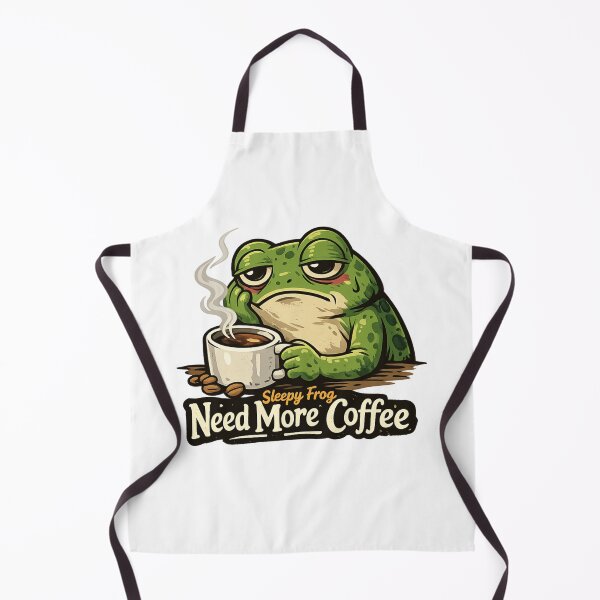 Item preview, Sleepy Frog Needs More Coffee designed and sold by FroggyOnly.