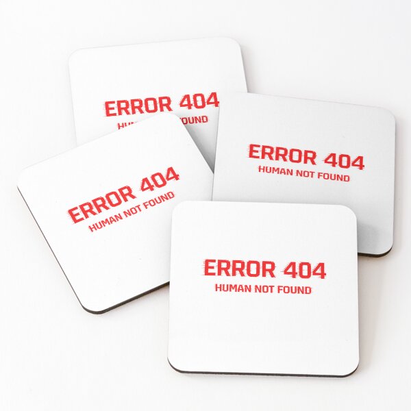 Item preview, Error 404 Human Not Found Glitch Tech Design designed and sold by unglaublichGut.