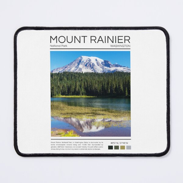 Item preview, Mount Rainier National Park - Washington designed and sold by StudioRedKoala.