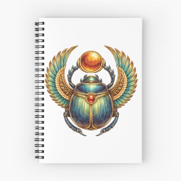 Item preview, Golden Winged Scarab – Ancient Egyptian Sacred Beetle Graphic designed and sold by FatmaElhofy.