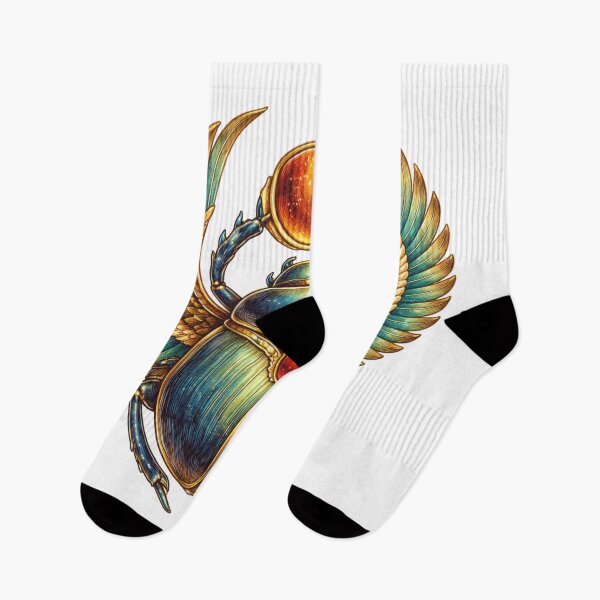 Item preview, Golden Winged Scarab – Ancient Egyptian Sacred Beetle Graphic designed and sold by FatmaElhofy.