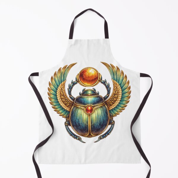 Item preview, Golden Winged Scarab – Ancient Egyptian Sacred Beetle Graphic designed and sold by FatmaElhofy.