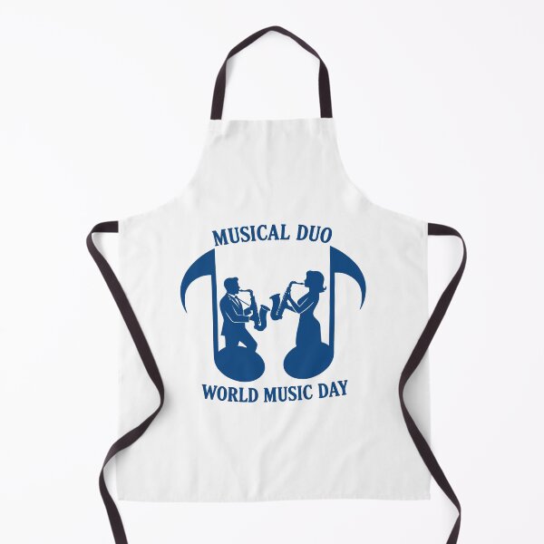 Item preview, Musical Duo – Saxophone Rhythm World Music Day designed and sold by Art-Arcade6.