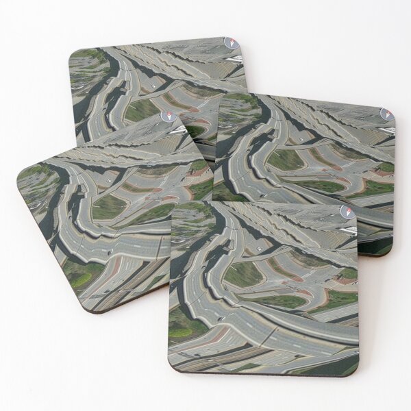 Item preview, Curvy Road Map Glitch designed and sold by Plastic Memory Archive.
