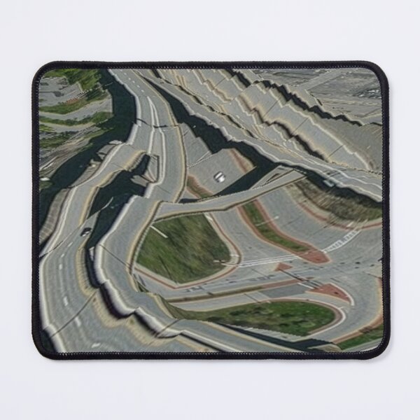 Item preview, Curvy Road Map Glitch designed and sold by Plastic Memory Archive.