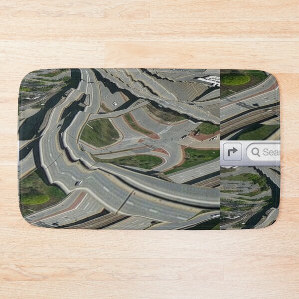 Item preview, Curvy Road Map Glitch designed and sold by Plastic Memory Archive.