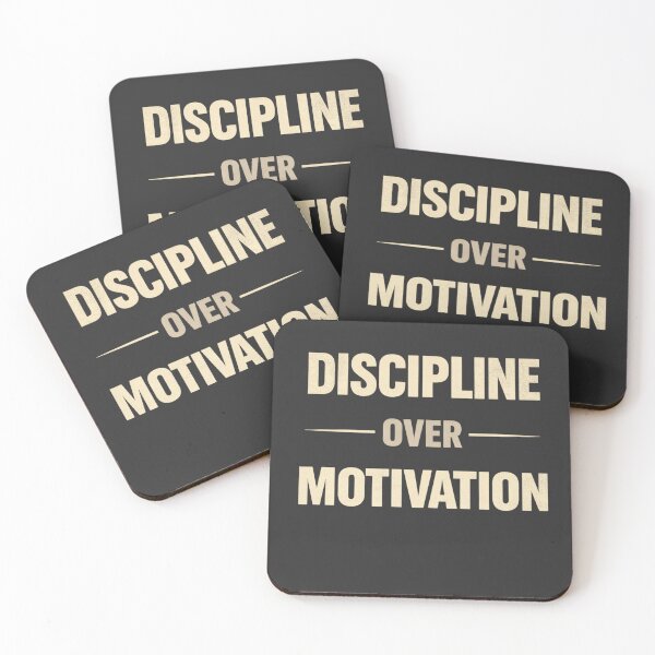 Item preview, Discipline Over Motivation Gym Workout Shirt designed and sold by Drip5.