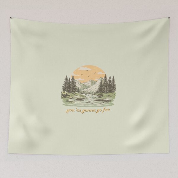 Item preview, You're Gonna Go Far Vintage Style Folk Music Festival Hoodie designed and sold by D4nnyBoiArt.