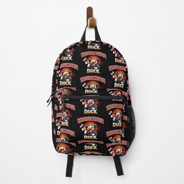 Item preview, Konnichiwa Duck Cute Japanese Duck Travel Design Funny Cartoon Duck designed and sold by TeeTimeTreasure.