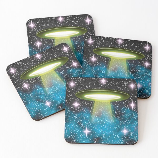 Item preview, Retro UFO Abduction in Space designed and sold by Lougud.