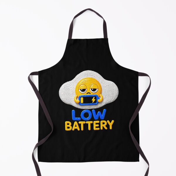Item preview, Low Battery Egg Tired Mood Funny Aesthetic designed and sold by Liv Solara.