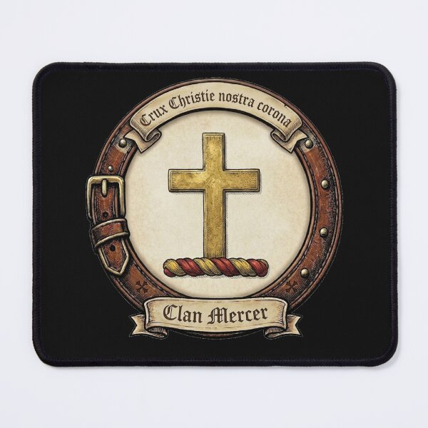 Item preview, Clan Mercer Crest designed and sold by BagTown Clans.