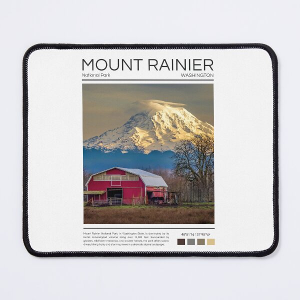 Item preview, Mount Rainier National Park - Washington designed and sold by StudioRedKoala.