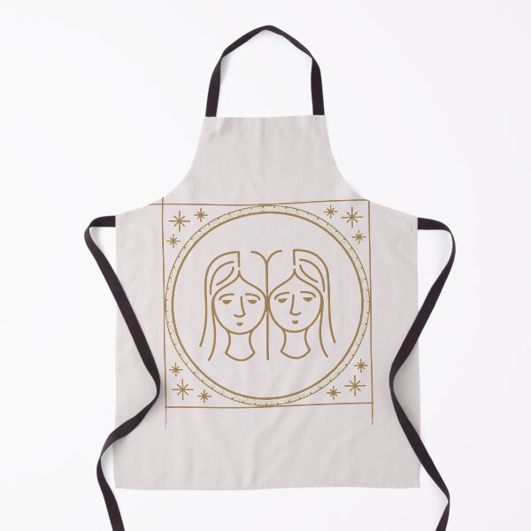 Item preview, Gemini Zodiac Sign Gold & Black Celestial Design — Luxury Twin Astrology Art designed and sold by Artsy Corner.