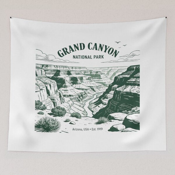 Item preview, Grand Canyon National Park — Arizona, USA  Art Print : UNESCO World Heritage  designed and sold by Panom Suavichien.