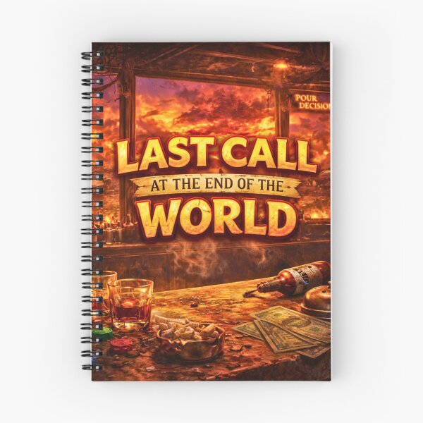Item preview, Last Call at the End of the World — Pour Decisions Bar Art designed and sold by A Sinister Sly.
