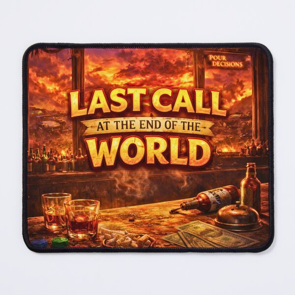 Item preview, Last Call at the End of the World — Pour Decisions Bar Art designed and sold by A Sinister Sly.