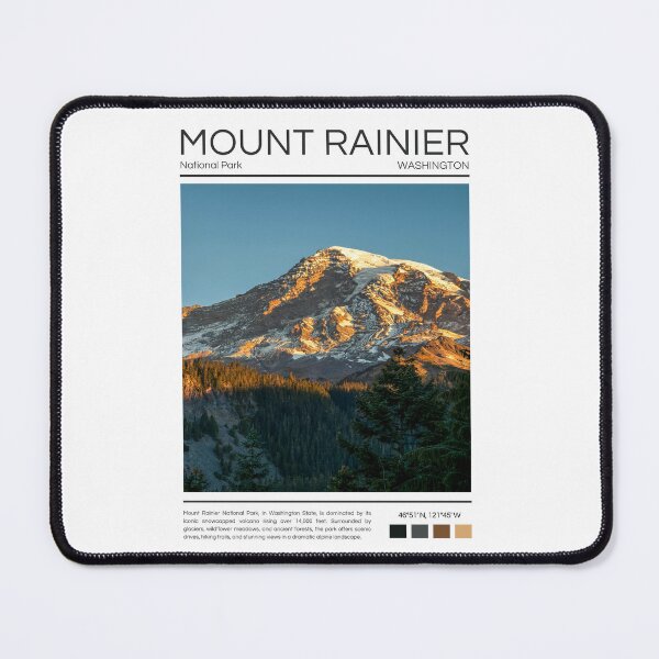 Item preview, Mount Rainier National Park - Washington designed and sold by StudioRedKoala.