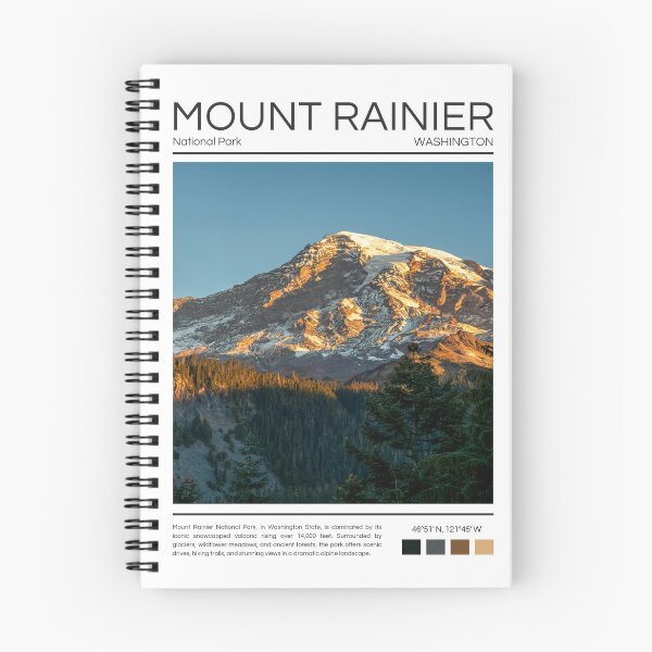 Artikelvorschau, Mount Rainier Nationalpark – Washington entworfen und verkauft von StudioRedKoala.