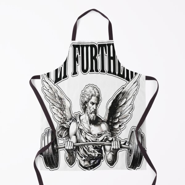 Item preview, Fly Further - Greek Statue Aesthetic Muscle Angel designed and sold by Forge Mind.
