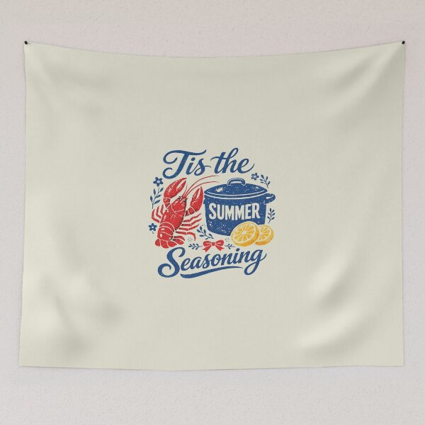 Item preview, Tis The Seasoning Funny Coastal Summer, Lobster, Crawfish Boil designed and sold by SanipepaVase.