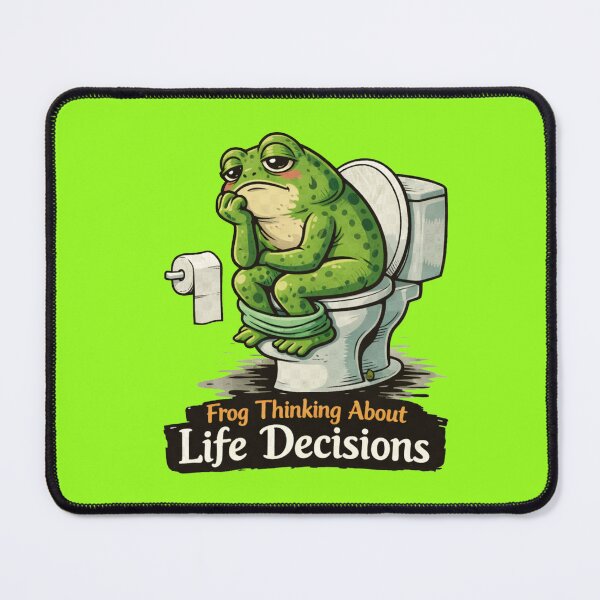 Item preview, Frog Thinking About Life Decisions designed and sold by FroggyOnly.