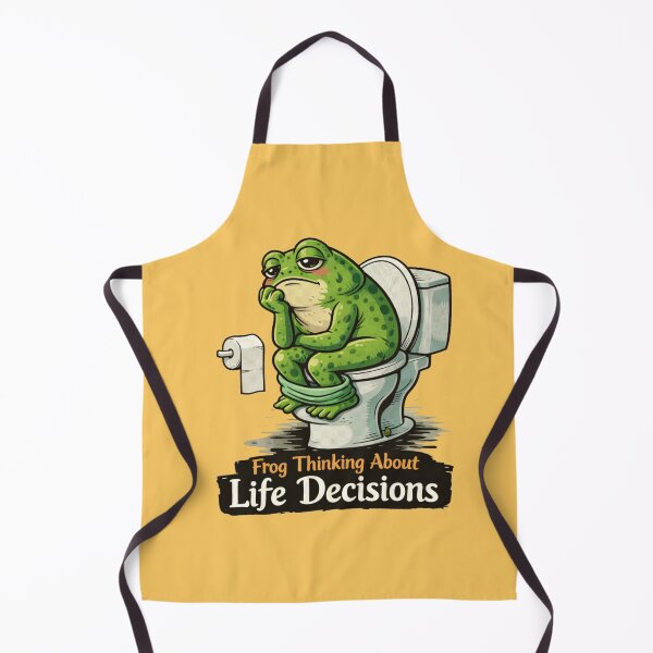 Item preview, Frog Thinking About Life Decisions designed and sold by FroggyOnly.