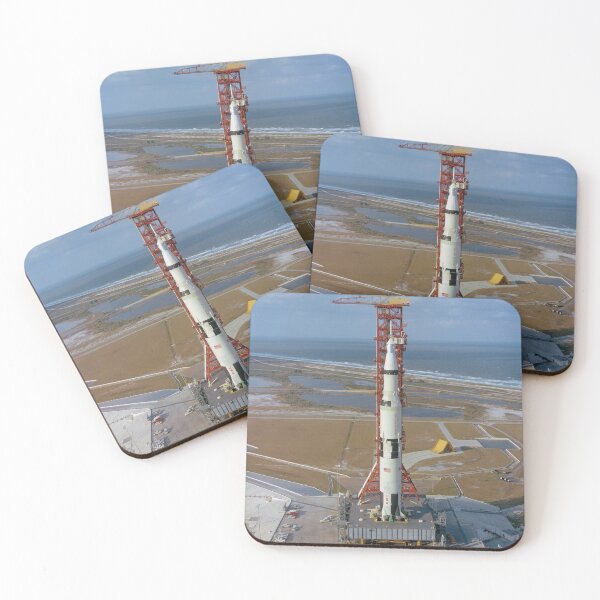 Item preview, Saturn V Rocket Launch Pad Vintage NASA Space Photo Print designed and sold by ARIAF.