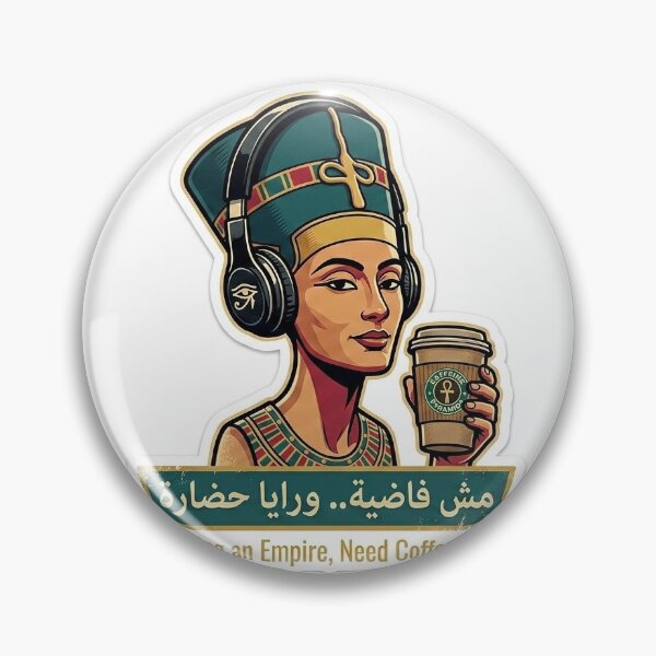 Item preview, Queen Nefertiti Busy Building Empire Meme Sticker designed and sold by Venvv.