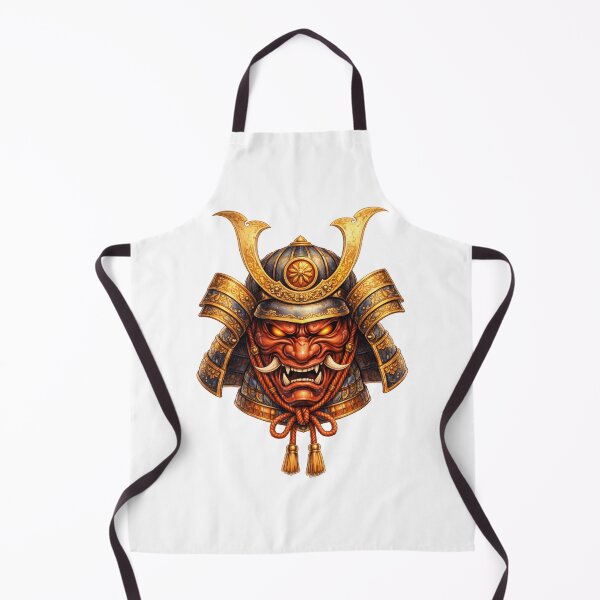 Item preview, Oni Samurai Mask – Japanese Demon Warrior Graphic designed and sold by FatmaElhofy.