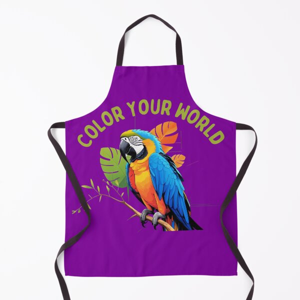 Item preview, Color Your World – Vibrant Macaw Tropical Bird, Exotic Parrot Illustration, Bold Colorful Jungle Art T-Shirt designed and sold by Max Store.