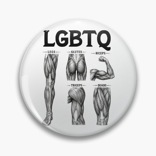 Item preview, LGBTQ Legs Glutes Biceps Triceps Quads designed and sold by culturecute.