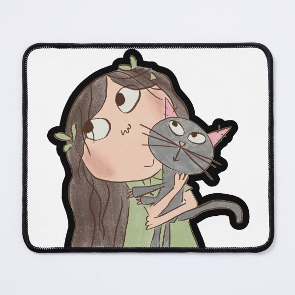 Item preview, Cute girl with her kitty designed and sold by spookysabrina69.