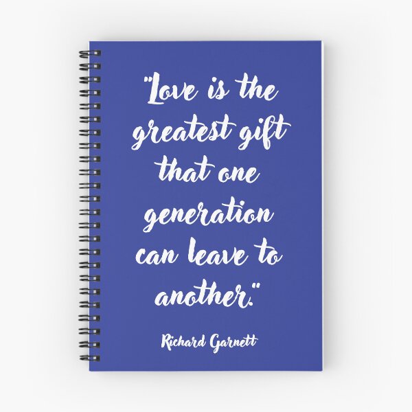 Item preview, Love is the greatest gift . . . Richard Garnett Quotation designed and sold by CharlottePlaceArt.