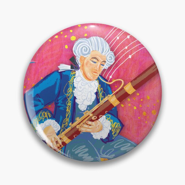 Item preview, Baroque classical musician bassoonist designed and sold by Bearlala.