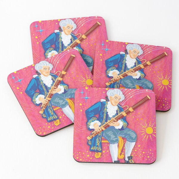Item preview, Baroque classical musician bassoonist designed and sold by Bearlala.
