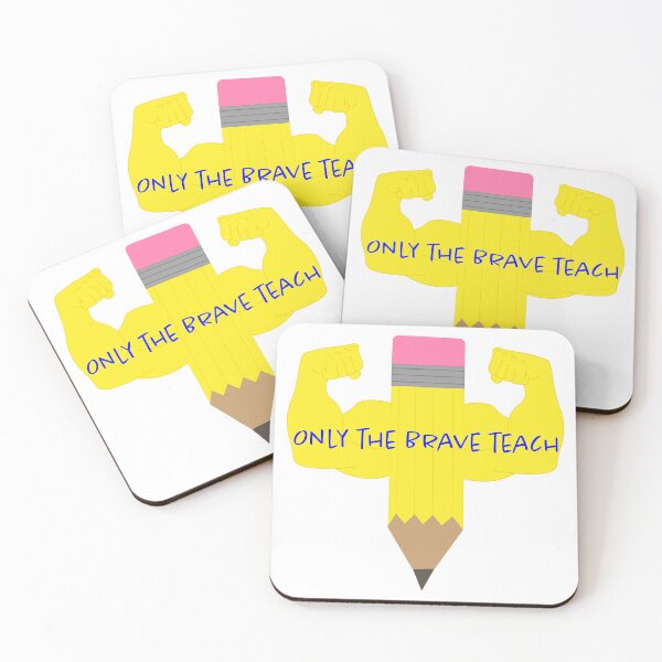 Item preview, Only the Brave Teach designed and sold by ejones2712.