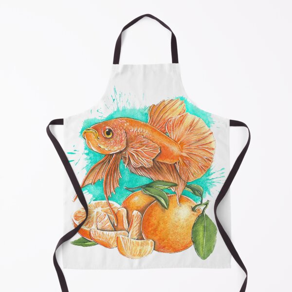 Item preview, Mandarin Betta - Watercolor Painting designed and sold by The Art of Victoria Pfeiffer.