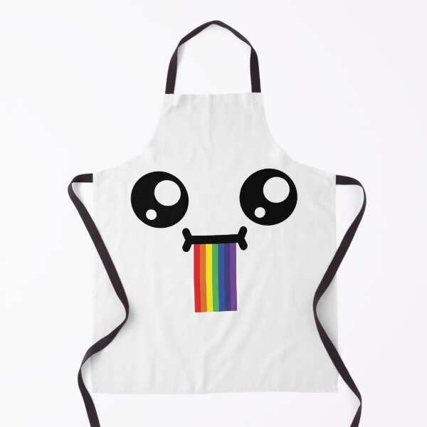 Item preview, Cute kawaii confused drooling rainbow face designed and sold by BlushyPrint.
