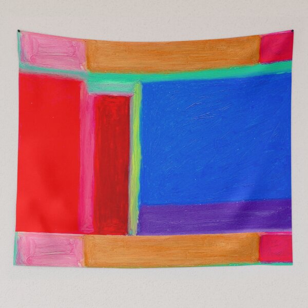 Item preview, oil pastel. House plan I. abstract designed and sold by Tereza Pilar  Art.