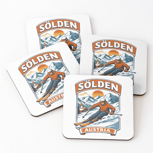 Item preview, Sölden Austria Skiing Vintage Alpine Resort designed and sold by JackCurtis1991.