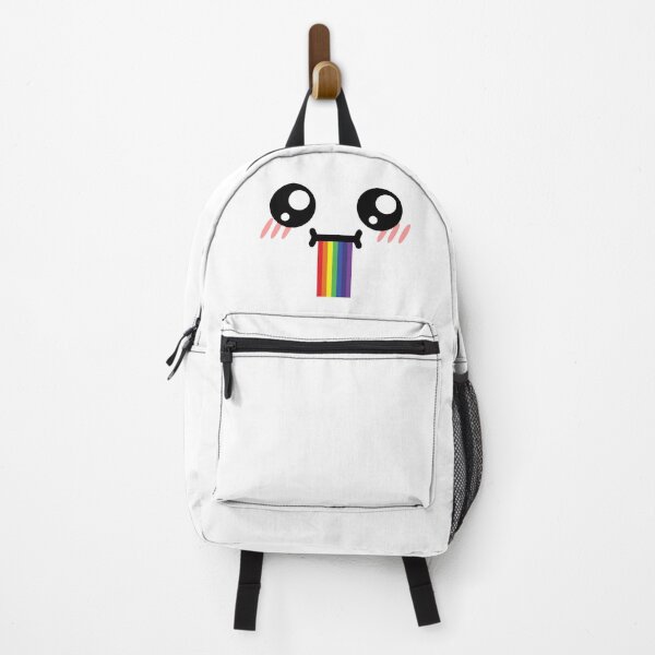 Item preview, Cute kawaii blushing confused drooling rainbow face designed and sold by BlushyPrint.