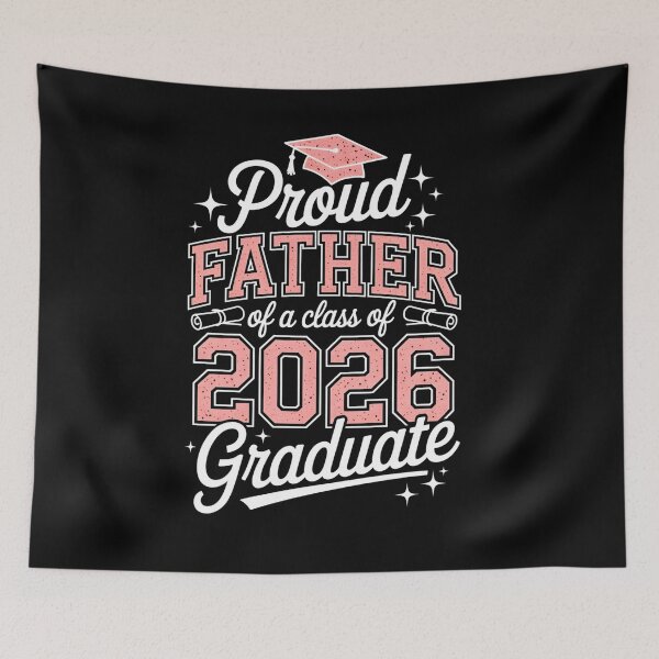 Item preview, Proud Father Of A Class Of 2026 Graduate, Graduation Dad Proud Parent Senior Celebration Family designed and sold by NewaveBoutique.