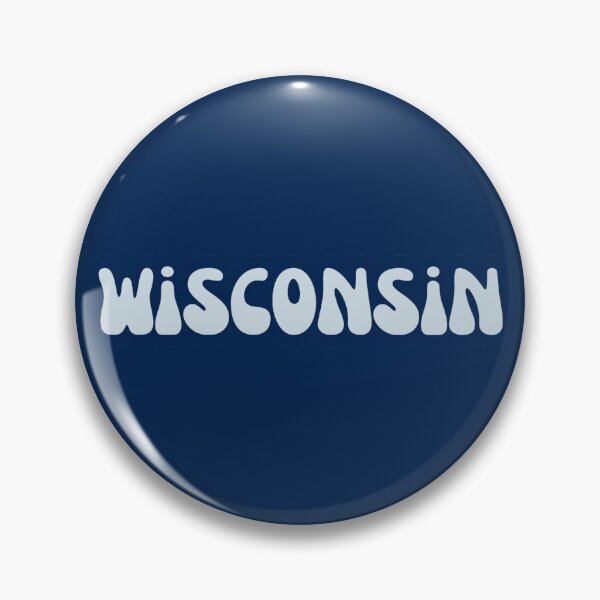 Item preview, Wisconsin - Blue Aesthetic Font designed and sold by Spring Things.