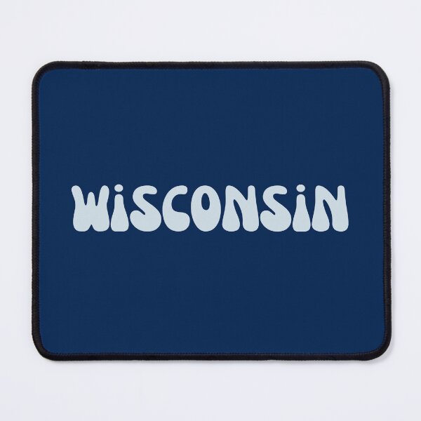Item preview, Wisconsin - Blue Aesthetic Font designed and sold by Spring Things.