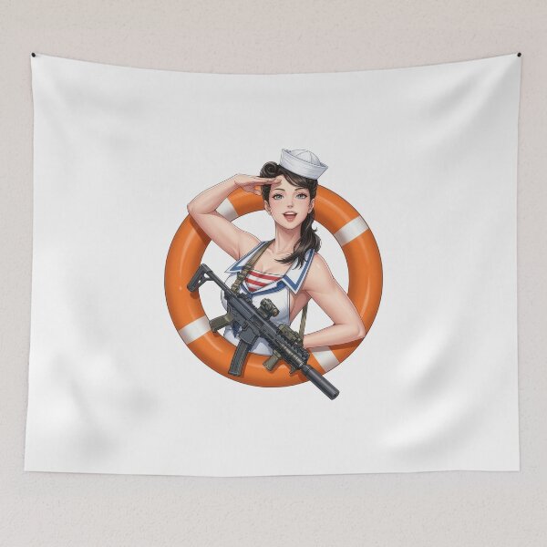 Item preview, Sailor Girl designed and sold by RAWLIFEGRAPHIC.