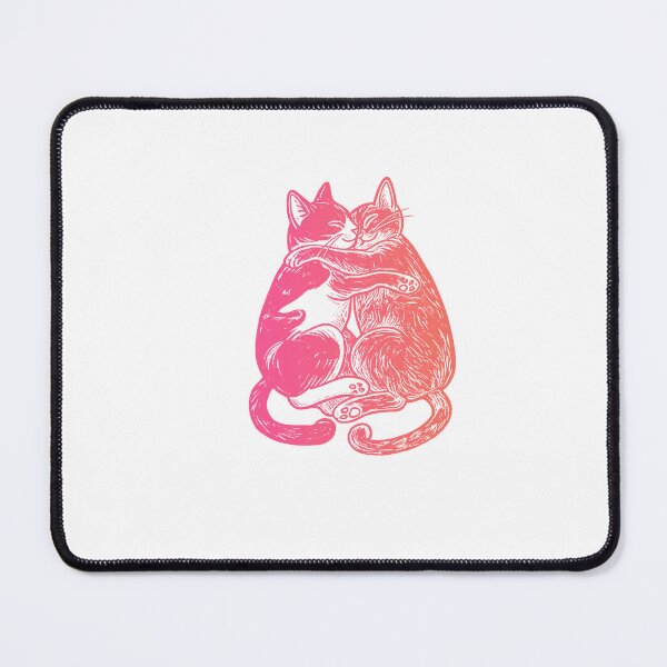Item preview, Pink Cuddling Cats Love Shirt – Cats & Vibes designed and sold by PhokaPhokich.